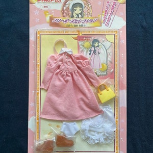 Vintage 1999 Bandai Card Captor Sakura CCS Tomoyo Daidouji No.2 Collection Doll Outfit Clothes Japan NEW