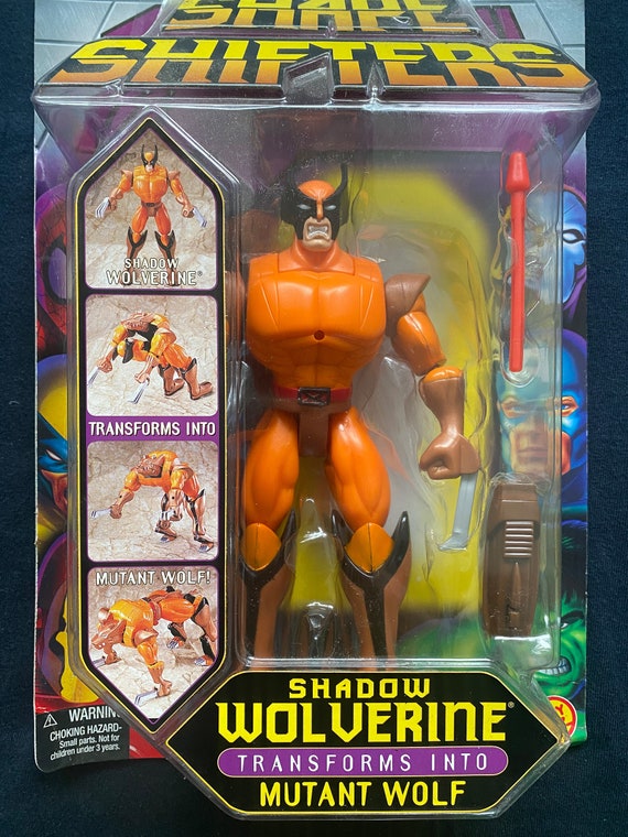 Vintage 1999 Toybiz Comics Shape Shifters Shadow Wolverine