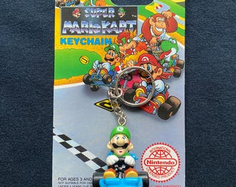 マリオ、ルイージ、ワリオのフェイスキーホルダー！ - Etsy 日本