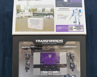 Vintage Takara Transformers Music Label Soundwave MP3 Player