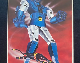 Vintage Gashapon Super Robot HG Magne Robo Gakeen Figure Set by Yujin