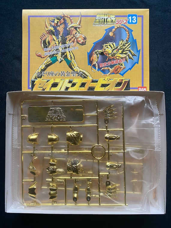 Vintage 2001 Bandai Saint Seiya Myth Gold Cloth Scorpio Milo Model