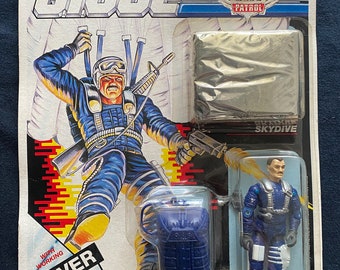 Vintage 1990 GI Joe A Real American Hero SKY Patrol Skydive With