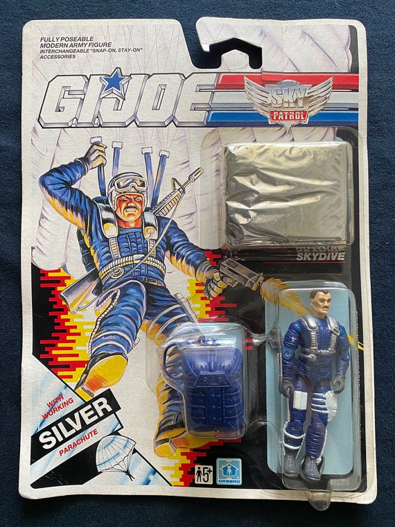 Vintage 1990 GI Joe A Real American Hero SKY Patrol Skydive