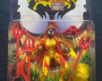 喜ばれる誕生日プレゼント 1996 ヴィンテージ トイビズ ヴェノム スパイダーマン コミック スポーツ