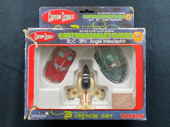 Vintage 2002 Takara Captain Scarlet Choro Q SCC SPV Angel 