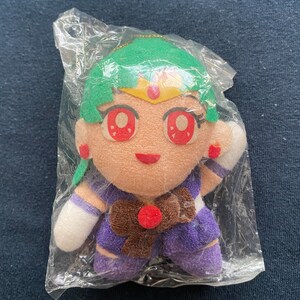 Vintage 1994 Sailor Moon R Mascot: Sailor Pluto Mini Plush Strap