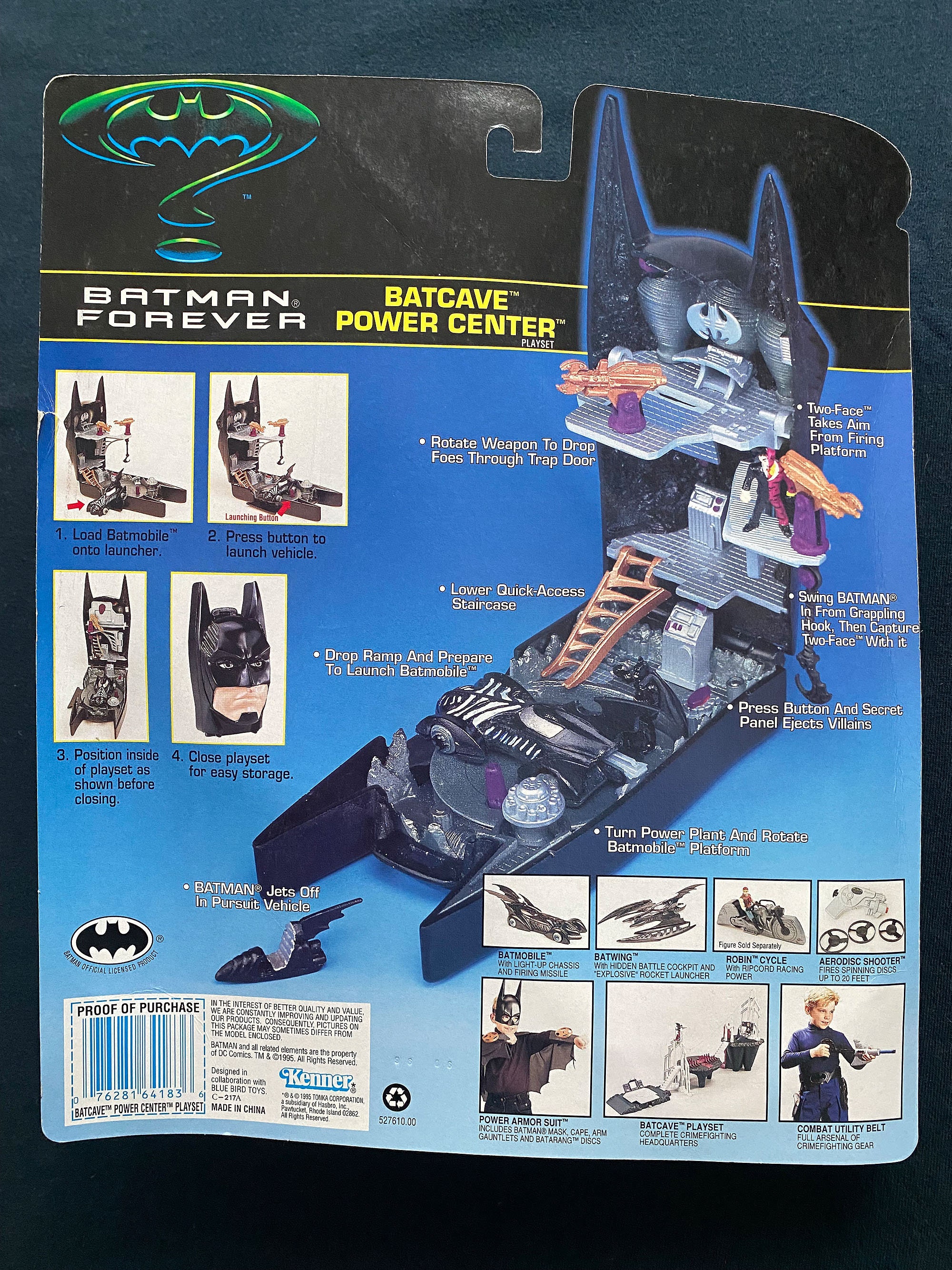 Vintage 1995 Batman Forever Batcave Power Center Head Mini - Etsy