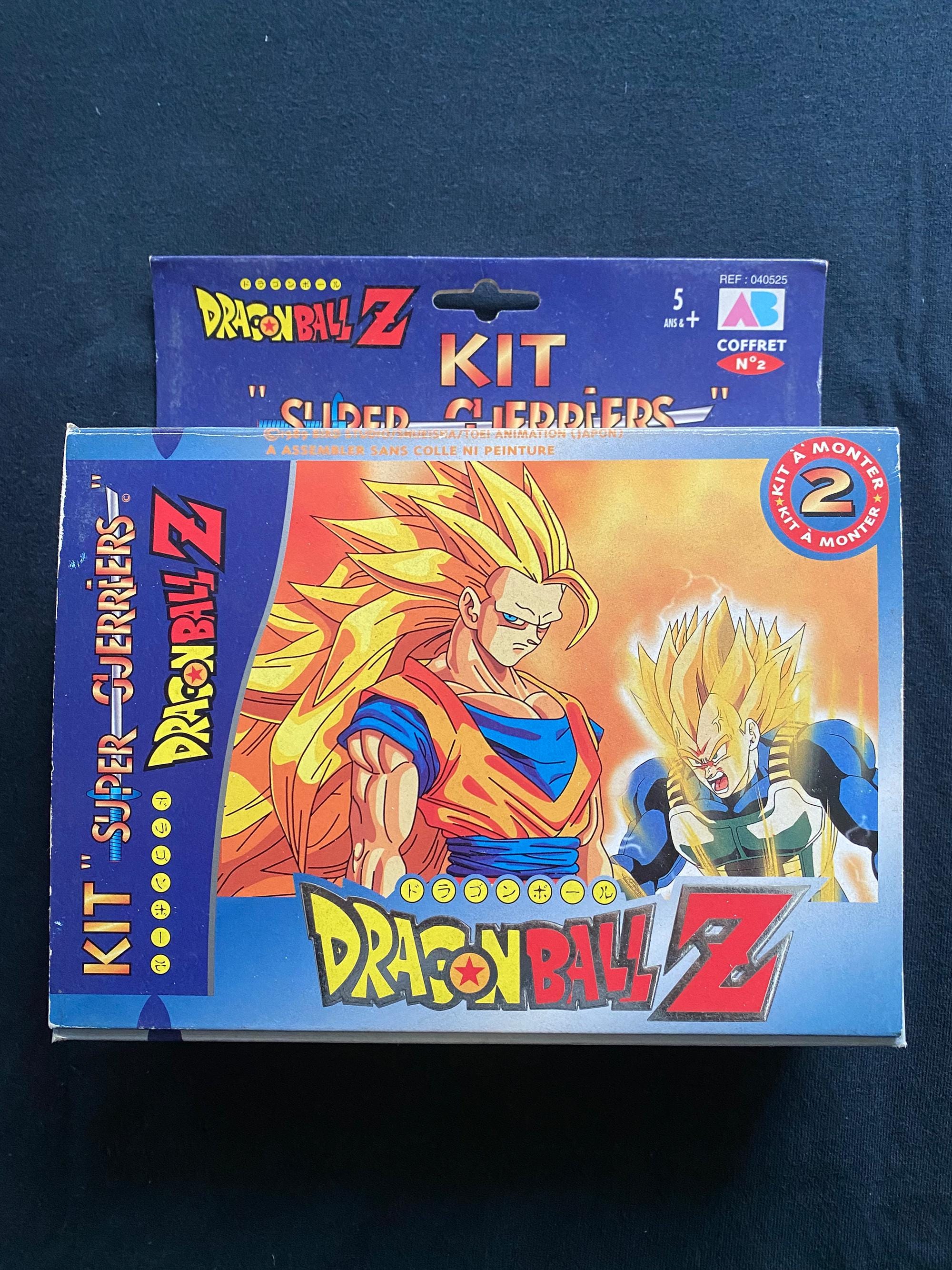 Vintage 1989 AB Toys DragonBall Z Super Guerriers SS3 Super Saiyan 3 Son Goku Model Kit Figure Rare Dragon Ball GT Kai Rare