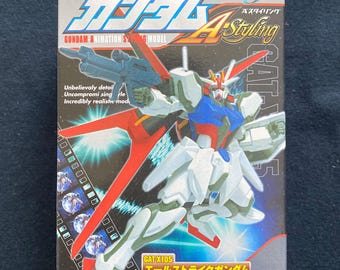 Vintage 2003 Bandai Gundam Seed Animation Styling GAT-X105 Strike Gundam Model Kit Figurine Japon Nouveau MIB Rare