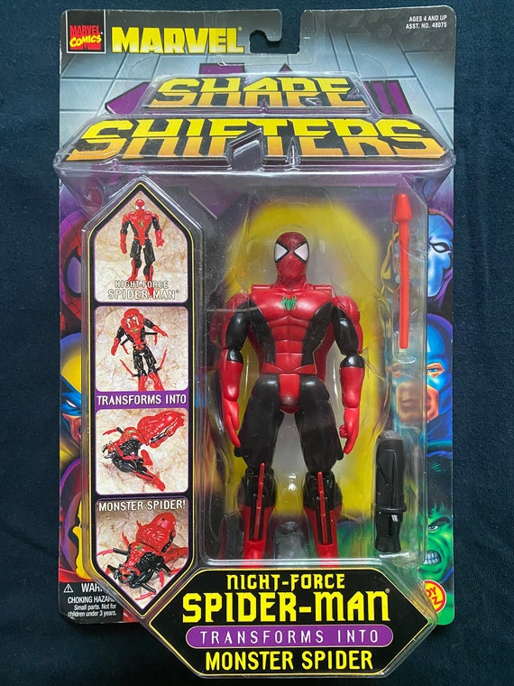 注目ブランド Vintage 1999 Toybiz Comics Spiderman Shape Shifters Night アメコミ