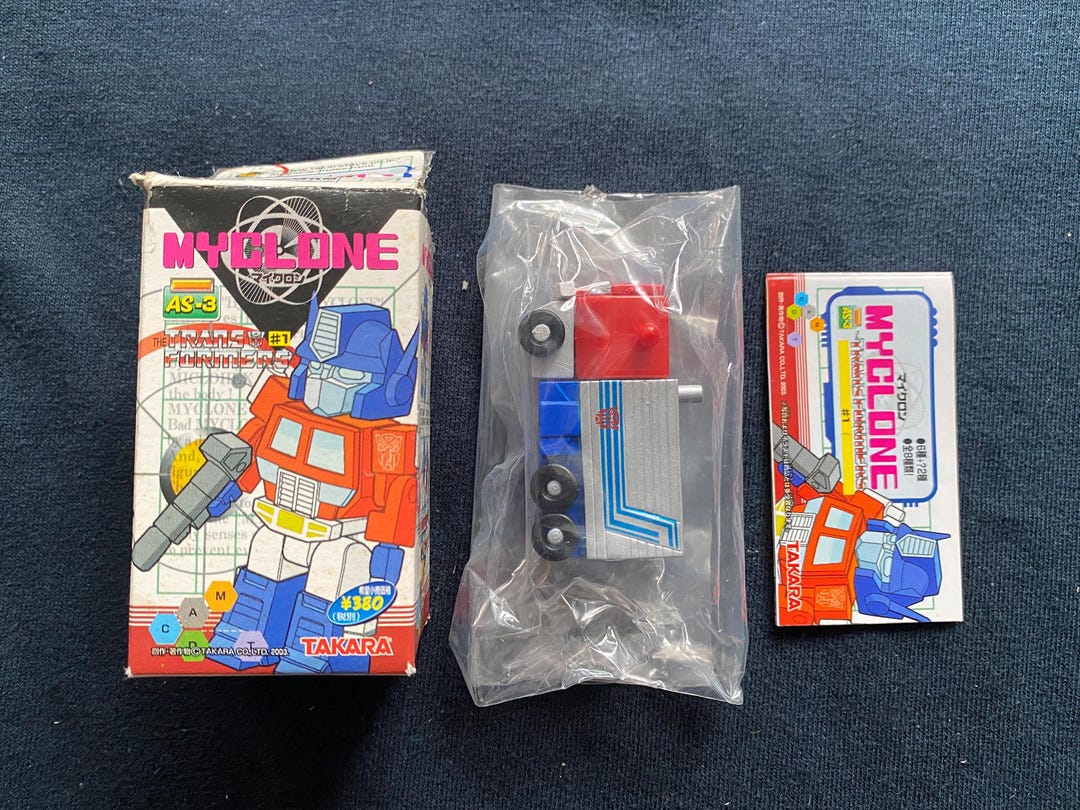 Vintage 2003 Takara Transformers Myclone Optimus Prime Mini Figure