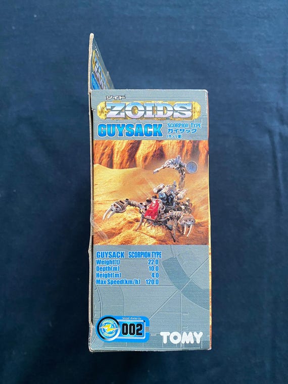Vintage 1999 TOMY Zoids RZ-002 Guysack Scorpion Type 1/72 Model