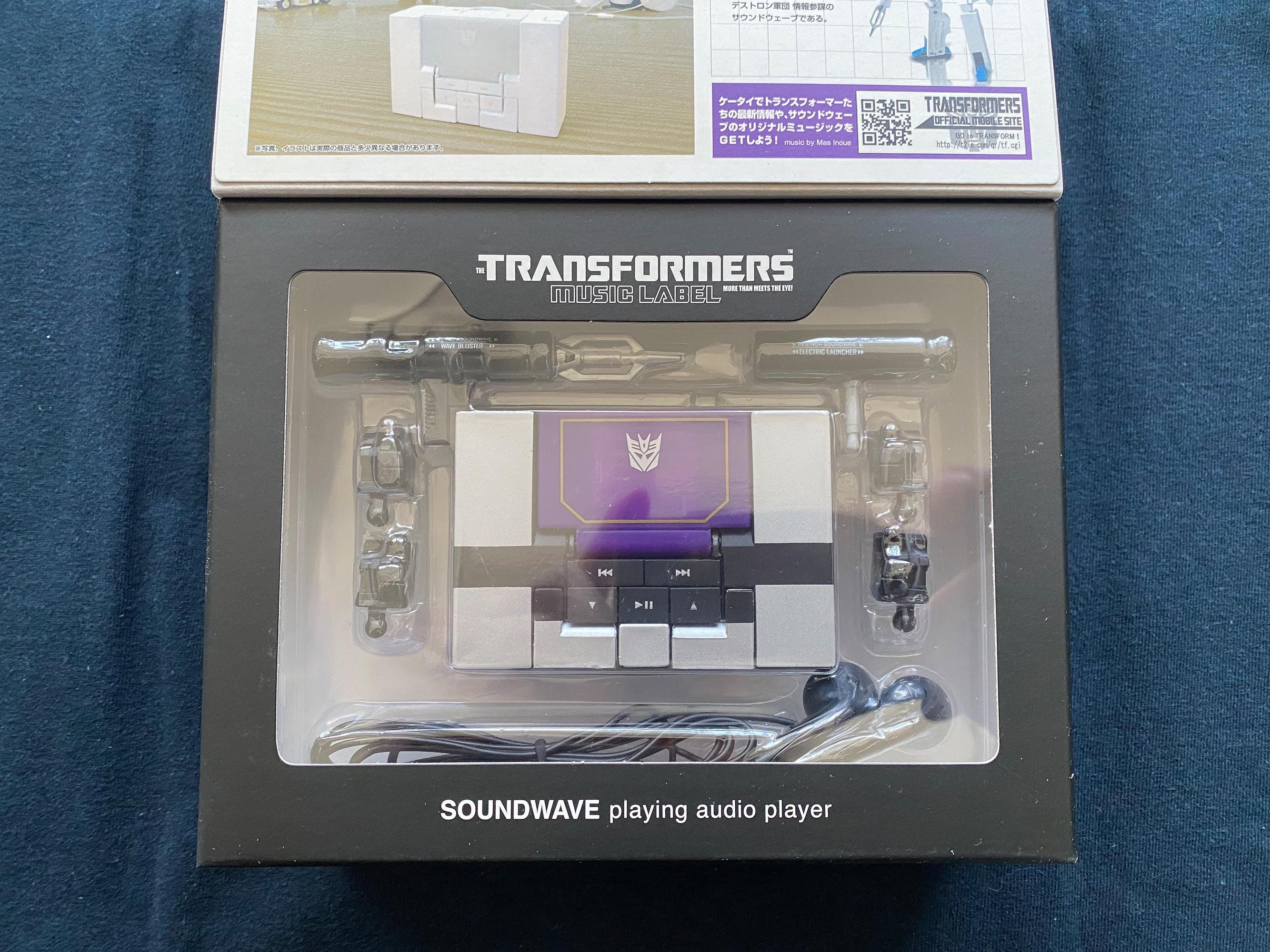 Vintage Takara Transformers Music Label Soundwave MP3 Player