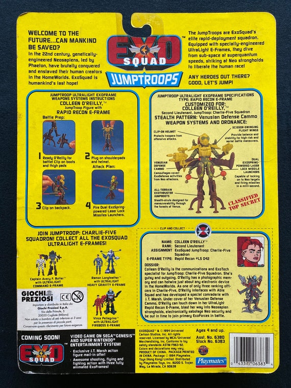 ヴィンテージ 1994 プレイメイツ EXO スクワッド ジャンプトループス