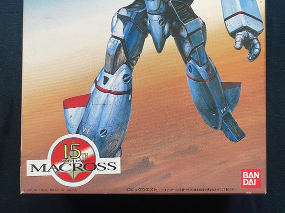 Vintage 1990 Bandai Robotech Macross 1/72 Scale VF-1J Battroid