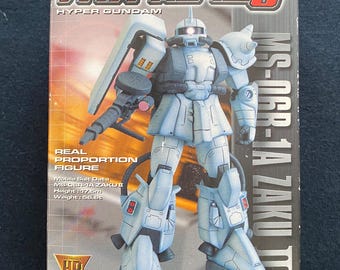 Vintage 2002 Bandai Hyper Gundam 6 HP MS-06R-1A Zaku ii Eric Manthfield's Ver Model Kit Action Figure Japan MIB Rx-78-2 Rare