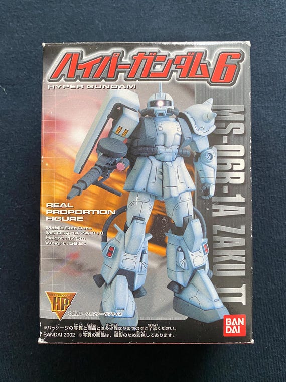 Vintage 2002 Bandai Hyper Gundam 6 HP MS-06R-1A Zaku Ii Eric