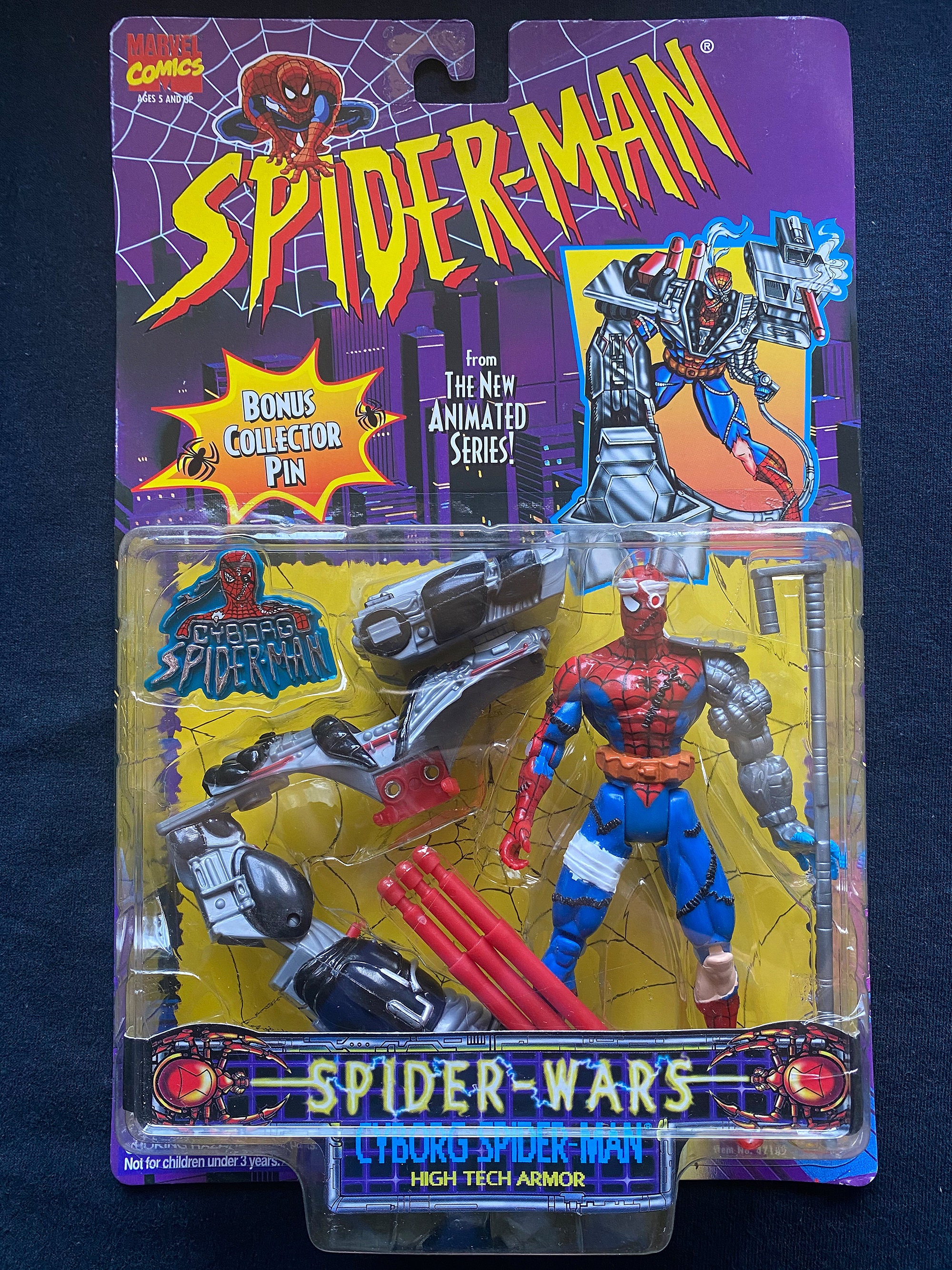 Cyborg Spider-Man フィギュア ボーナスピン付き