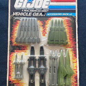 Vintage 1986 GI Joe A Real American Hero Vehicle Gear Accessory #1 Rare