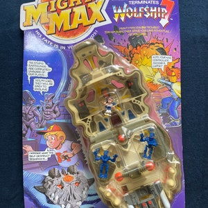 愛の迷宮-トンネル- BOX1,2セット Vintage 1992 Bluebird Mighty Max Terminates Wolfship 7 Doom