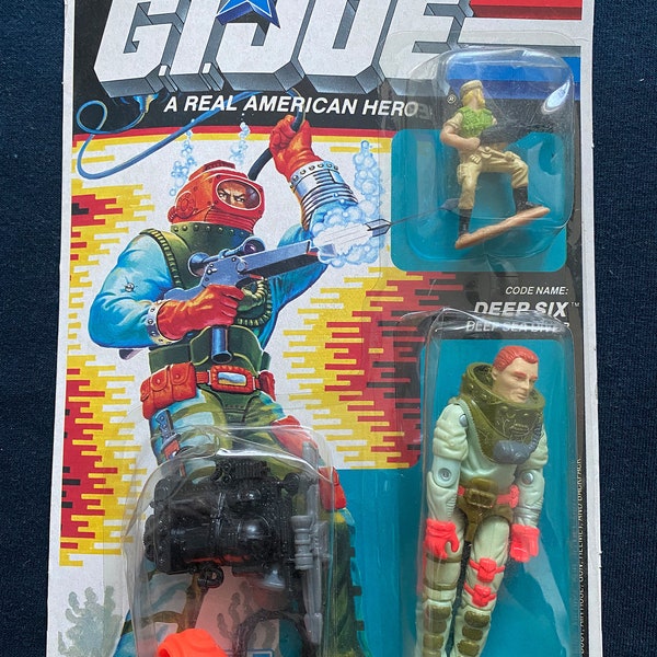 Figurine GI JOE Deep Sea Diver – Hasbro 1999 – Neuf Sous Blister – Action/Aventure