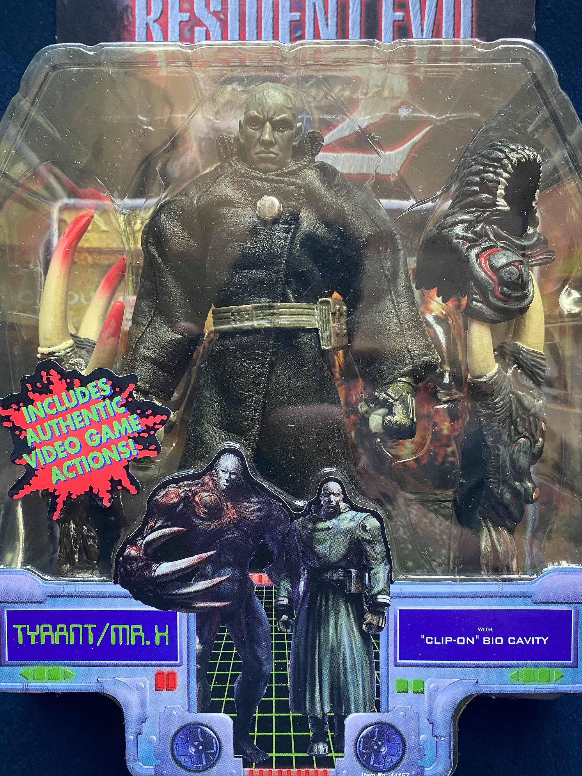 Vintage 1998 Capcom Resident Evil 2 Platinum Tyrant Mr.x Bio Vintage 1998 Capcom Resident Evil 2 Platinum Tyrant Mr.x Bio