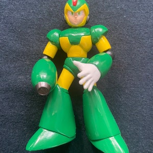 Vintage 1994 Capcom Bandai Rockman Megaman Mega Man X Green Gashapon Action Figure