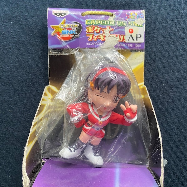 Vintage 2000 Banpresto Capcom Vs SNK The King of Fighters Athena Asamiya Mini Figure Japan