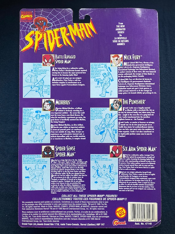当時物 1995年 レア スパイダーマン トイビズ フィギュア 人形 アメコミ ヴィンテージ 1995 トイビズ コミック スパイダーマン