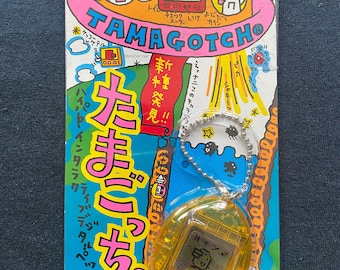 Vintage 1997 Bandai Tamagotchi Clear Yellow Color Ver Electronic Virtual Pet Digivice Toy Japan Rare New