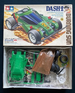 Vintage 1990 Tamiya Mini 4WD 4x4 1/32 Dash 2 Burning Sun N0.26
