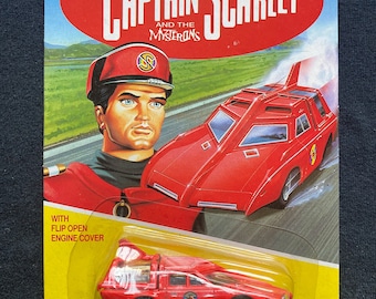 Vintage 1993 Vivid Imaginations Captain Scarlet And the Mysterons Spectrum Car Die-Cast Figure