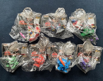 Vintage Gundam 20th Jubiläum Schlüsselanhänger Set: Banpresto Mini Figuren