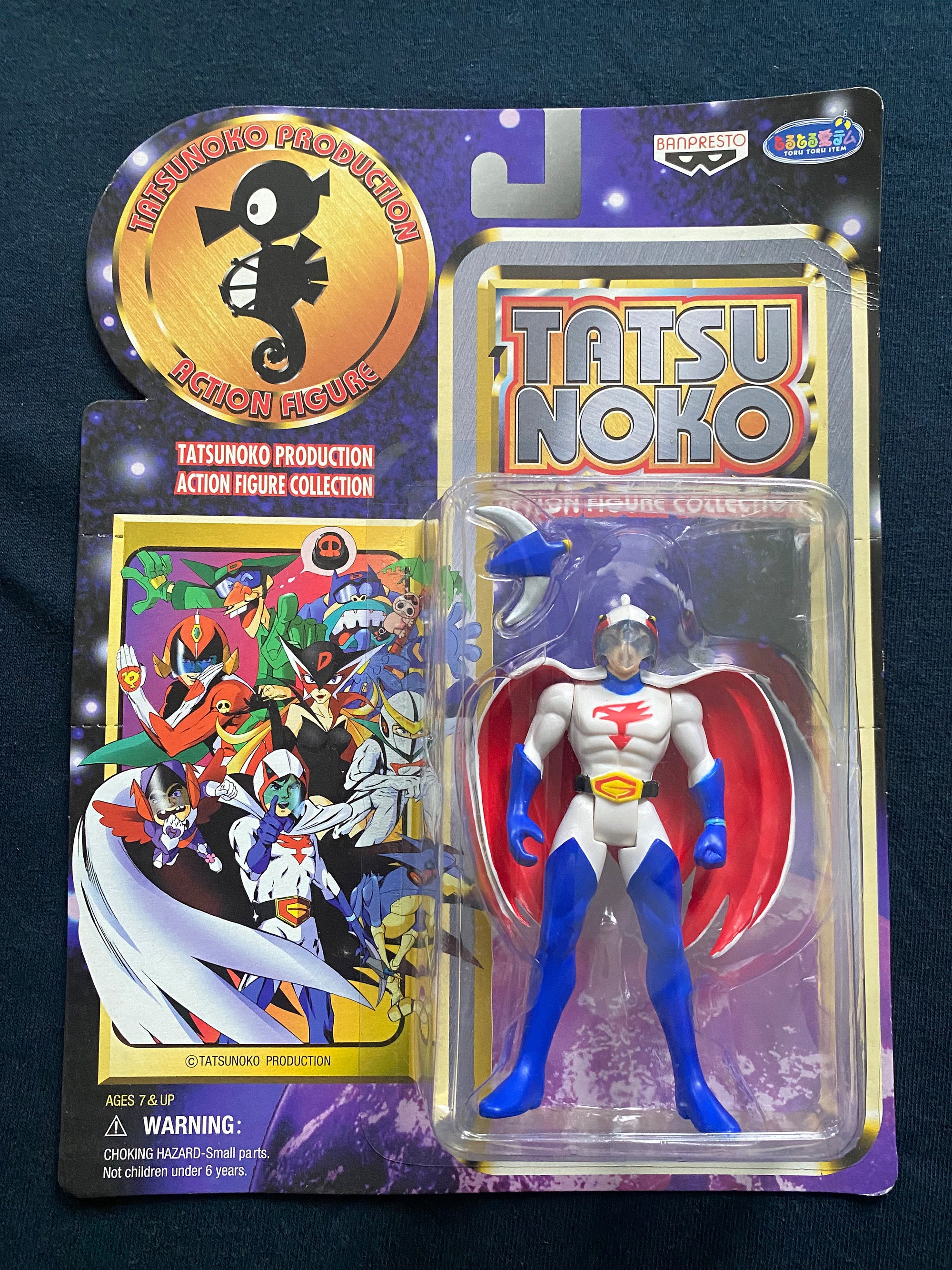 For Sale Gatchaman Pin Badge Black Gold Red Tatsunoko Production