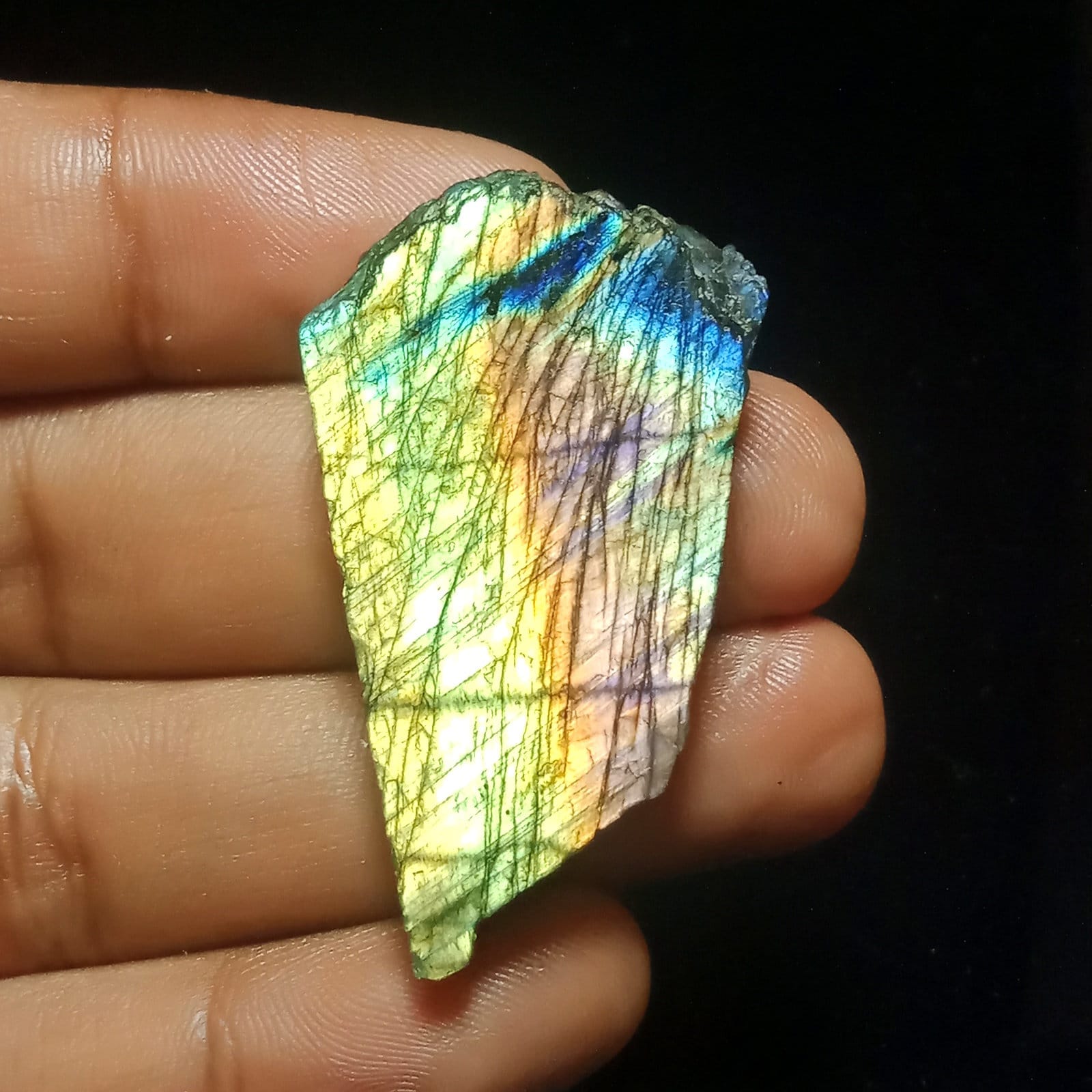 Natural LABRADORITE SLAB unpolished Labradorite Slice Etsy