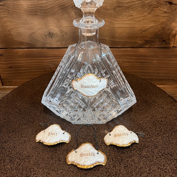 Decanter Tags Etsy