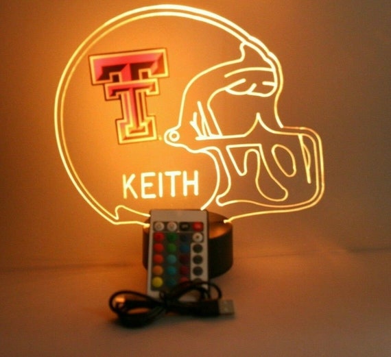 NCAA Texas Tech Red Raiders LED Desk Lamp 