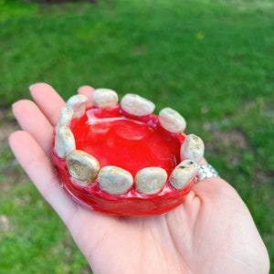 Gold Tooth Ashtray/Trinket Dish (Clay)