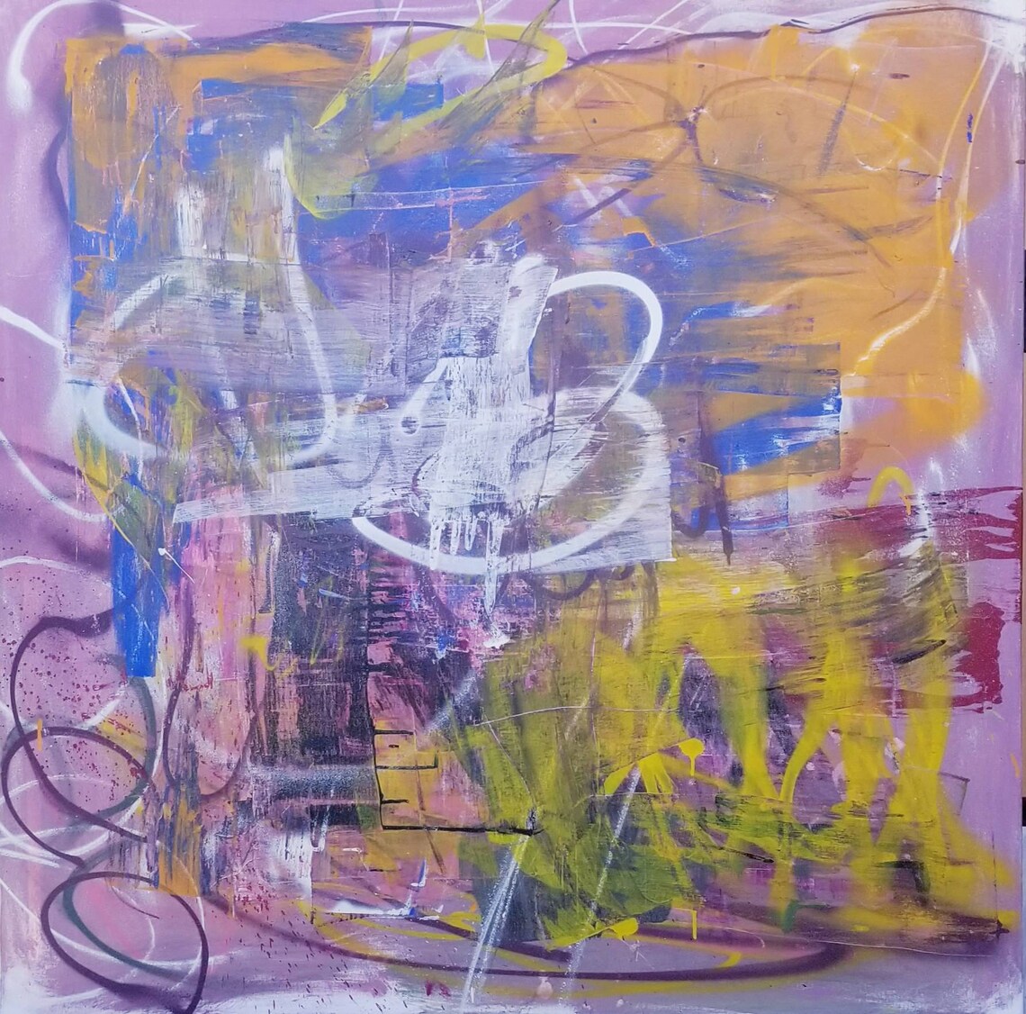 Abstract Painting Title Abstract Painting Abstract Etsy