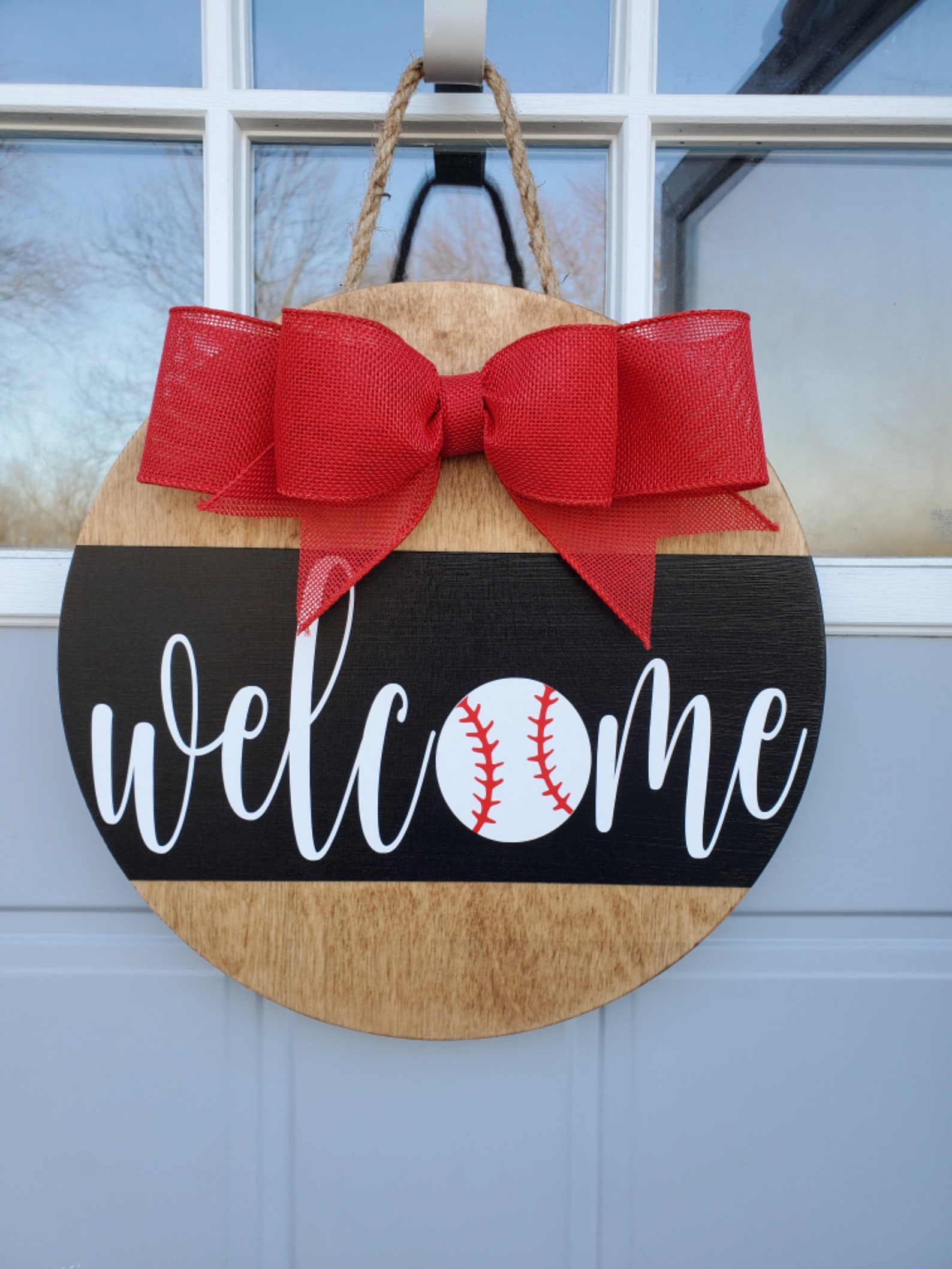 Baseball Door Hanger Door Hanger for Baseball Fans Etsy