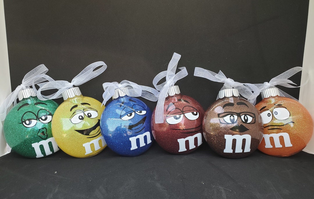 M&M Ornament Set | Christmas Ornament| Candy Tree - Etsy