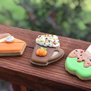 Fall treats set STL cookie cutter download