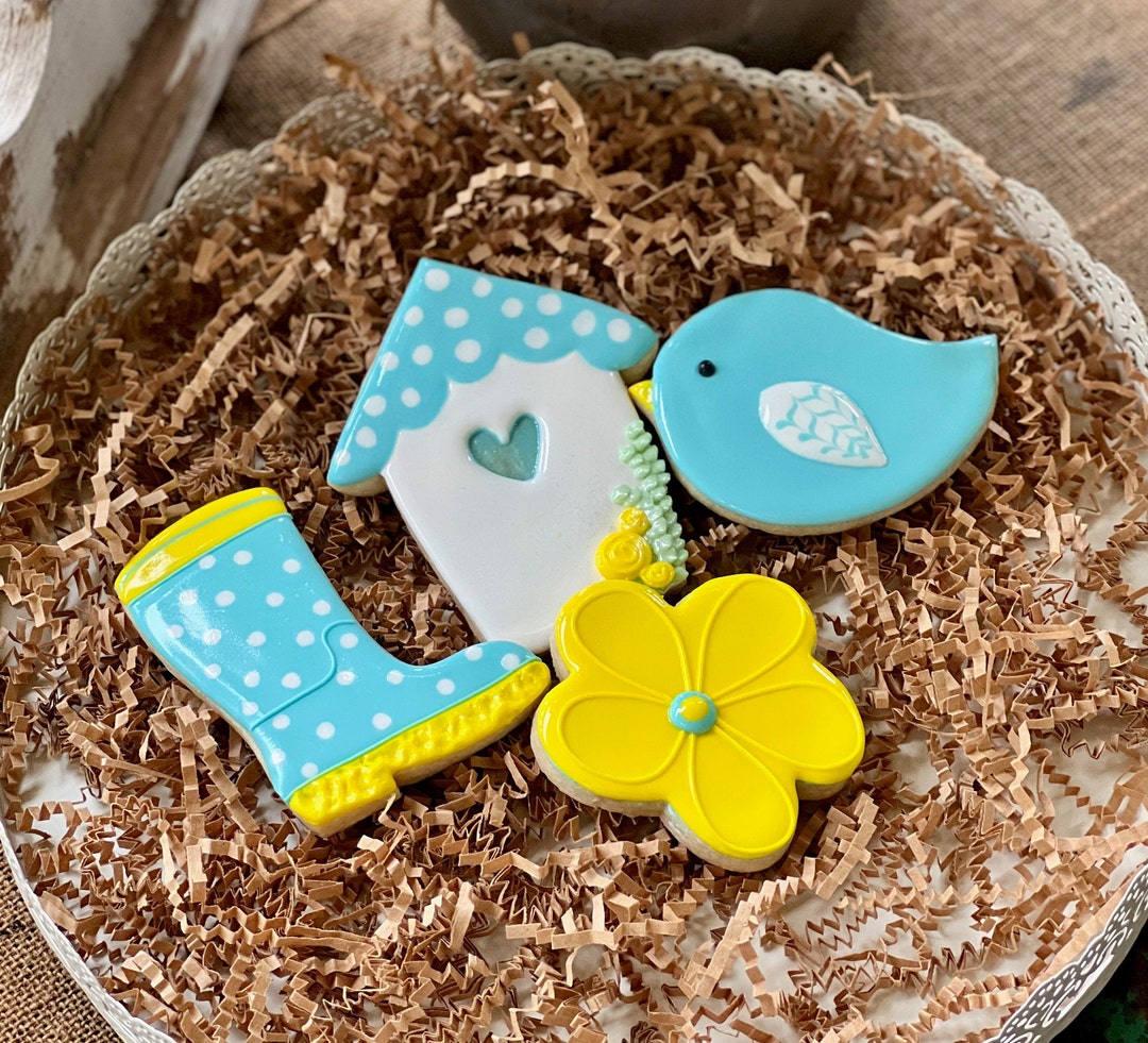 Spring Cutter Set (bird, Flower, Boot, Birdhouse) - Etsy
