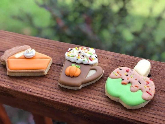 Fall treats set STL cookie cutter download