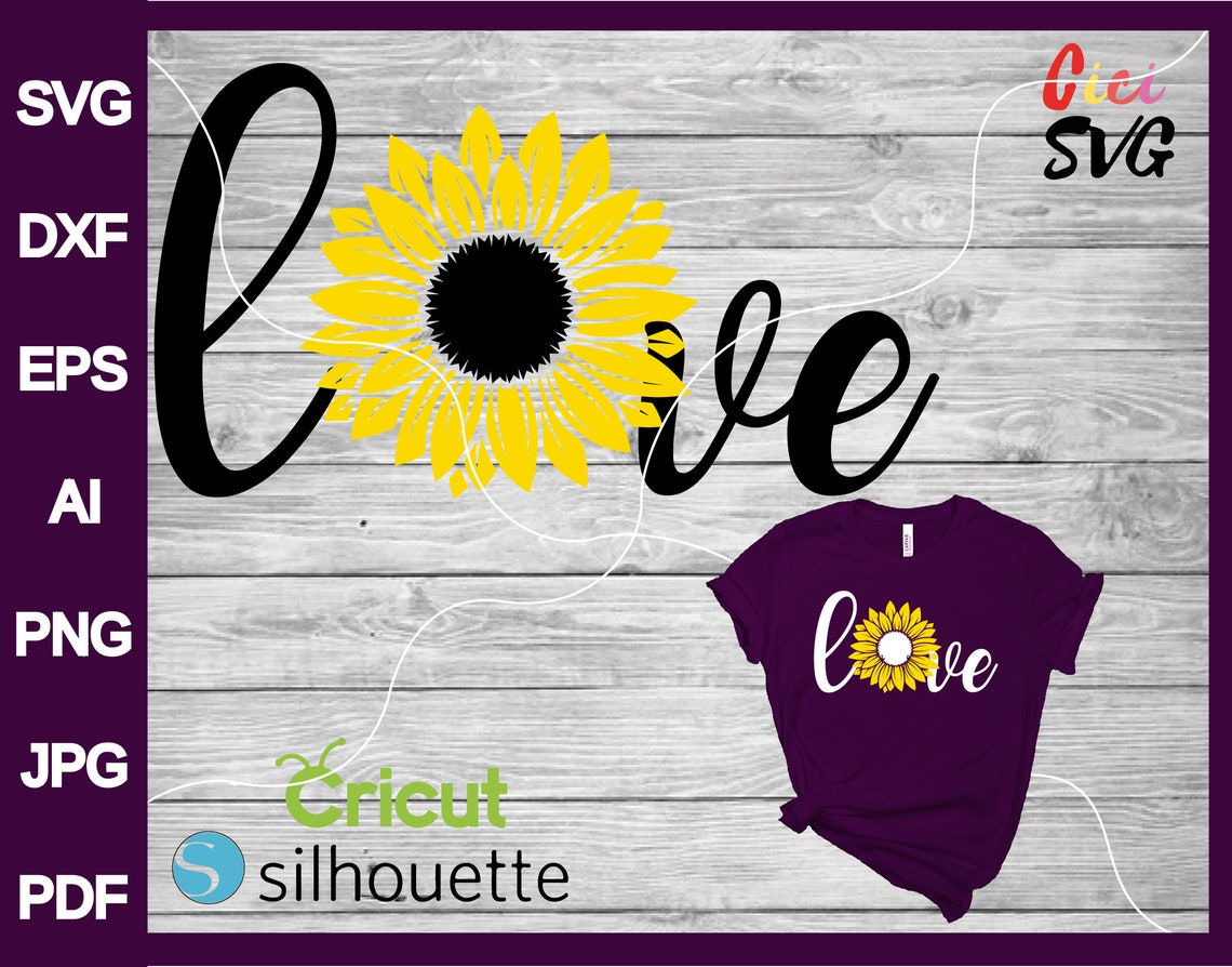 Download Sunflower Love Design Svg Sunflower Love Svg Thanksgiving ...