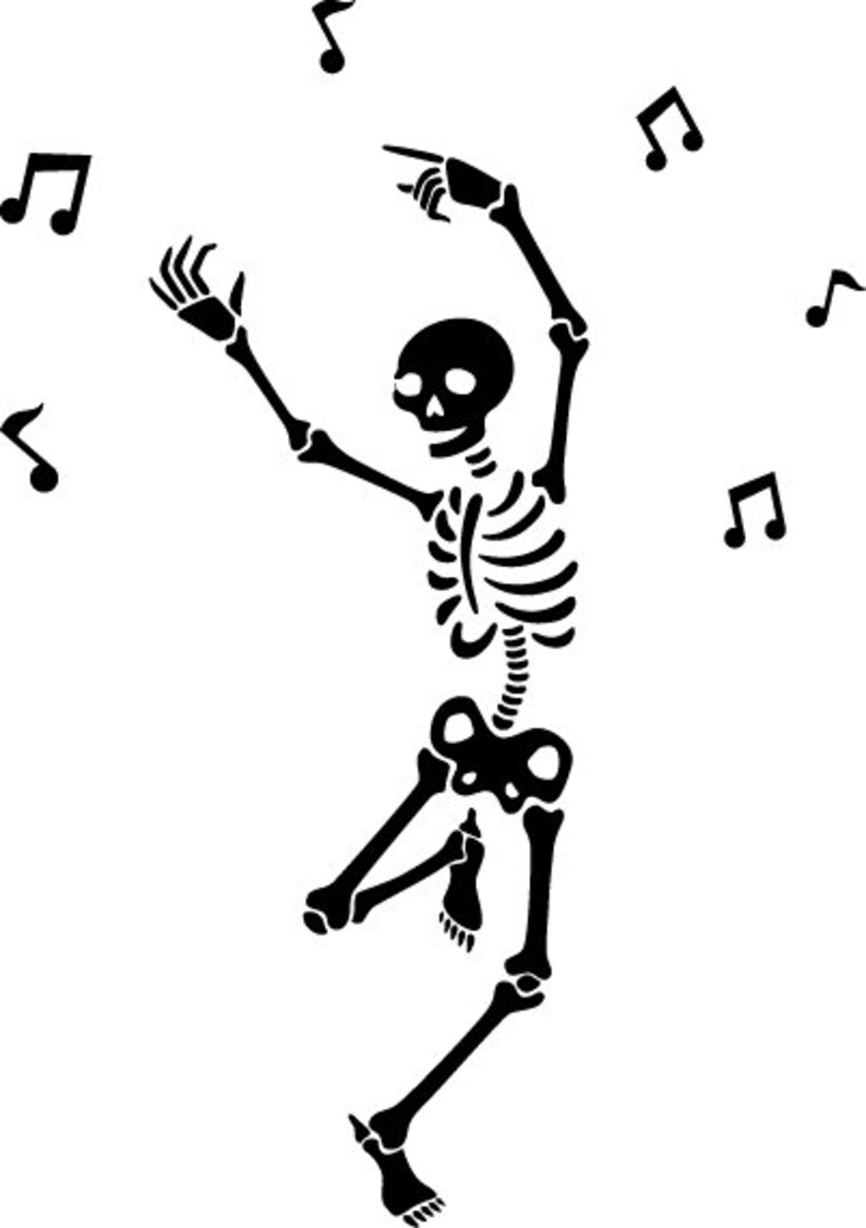 Skeleton Funny Dance Svg Dance Svg Skeleton Dance Svg Etsy