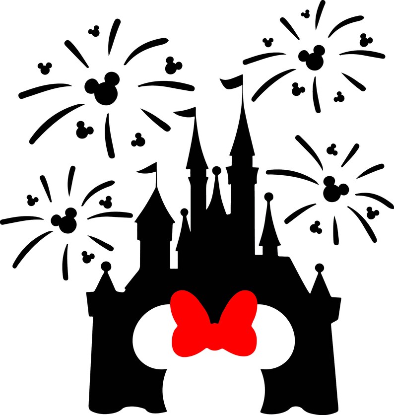 Minnie Mouse Castle SVG Free