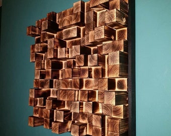Reclaimed Wood Wall Art Etsy