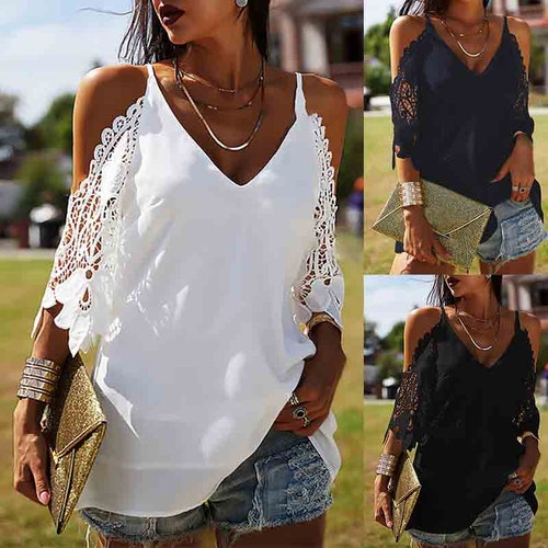 Women's Casual Solid Color Comfortable Loose Round Neck - Etsy